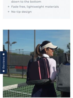 Doubletake Melbie Pickleball Backpack